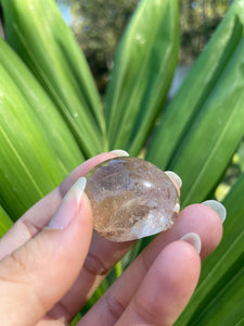 Rutilated Quartz Lens