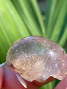 Rutilated Quartz Lens